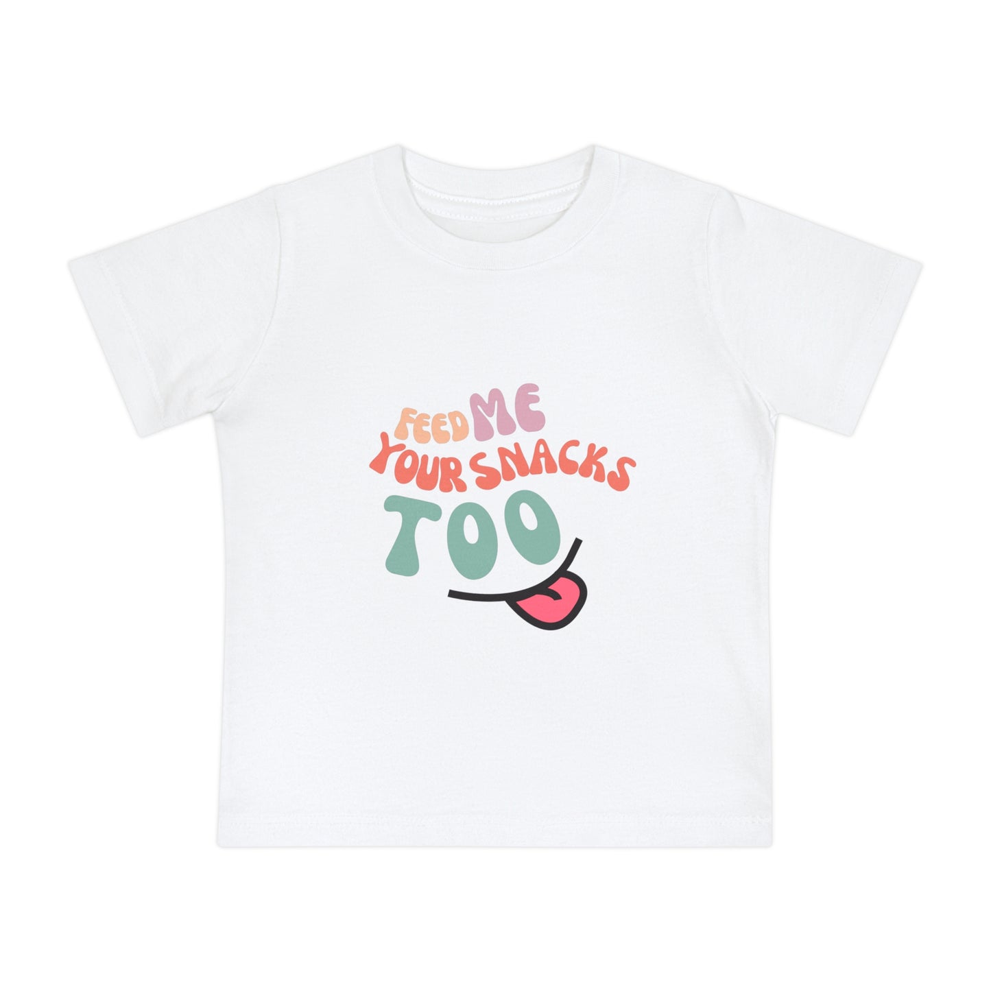 Snack Monster Baby Short Sleeve T-Shirt