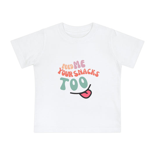 Snack Monster Baby Short Sleeve T-Shirt