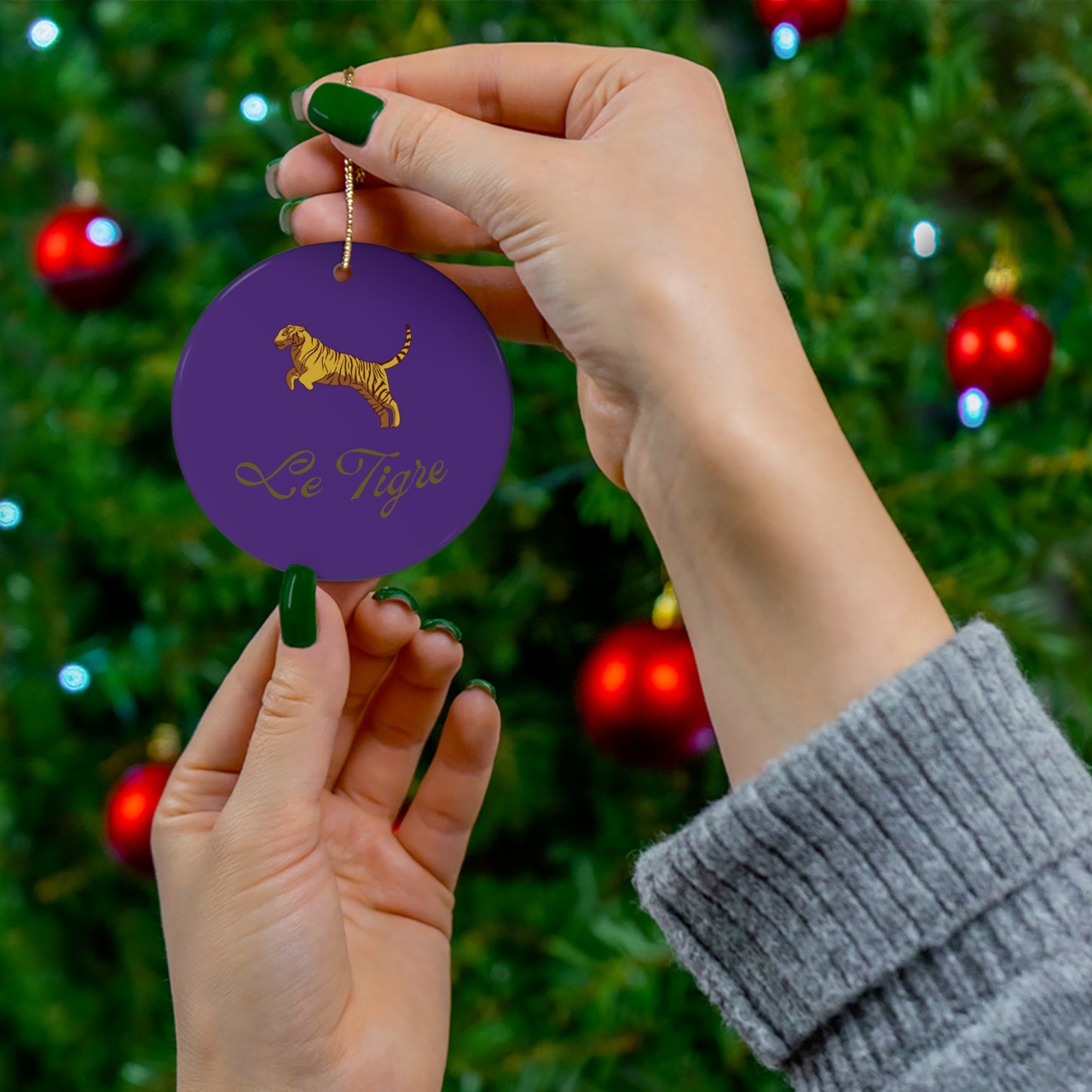 Ceramic Ornament, Louisiana State University