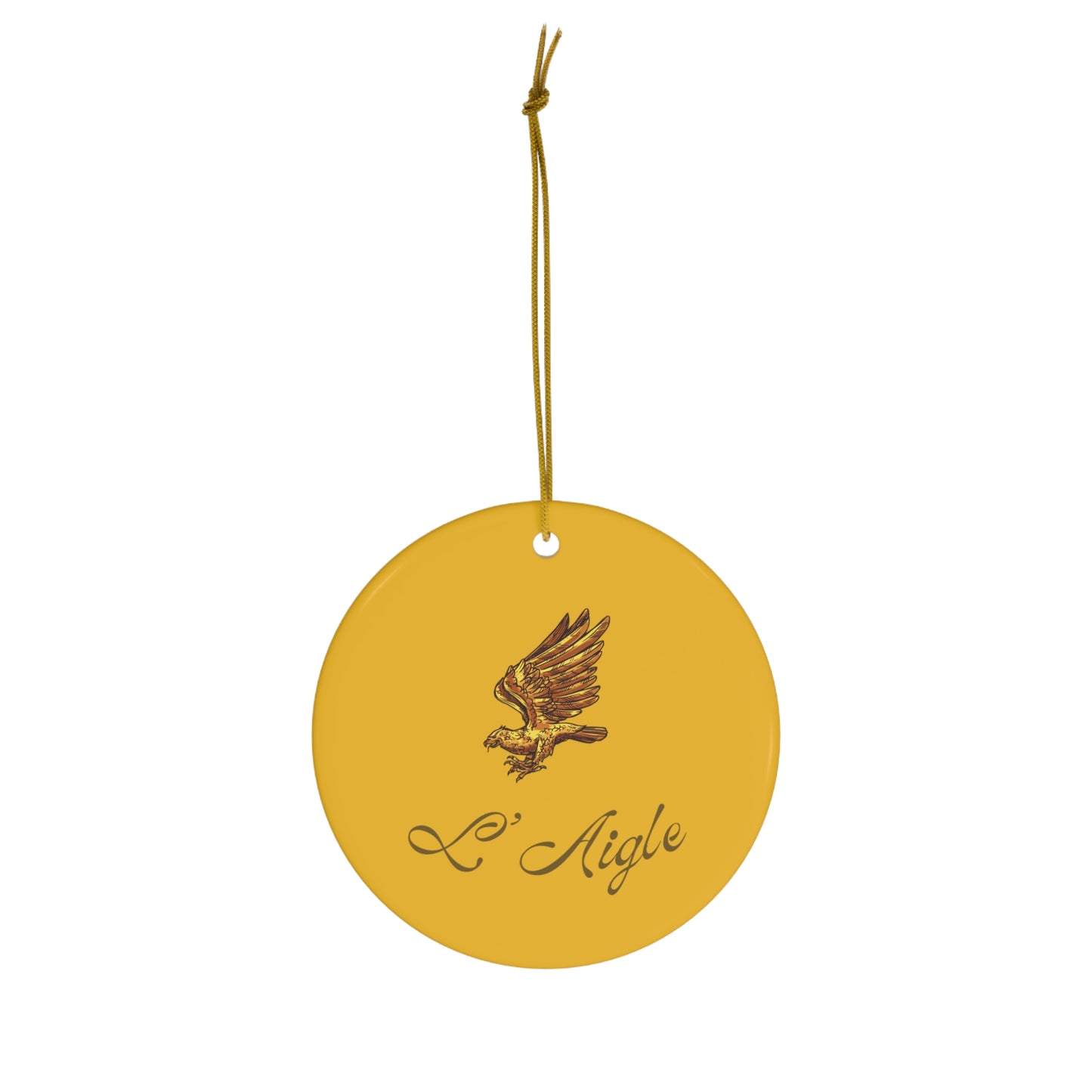 Ceramic Ornament, University of Southern Mississippi Golden Eagles