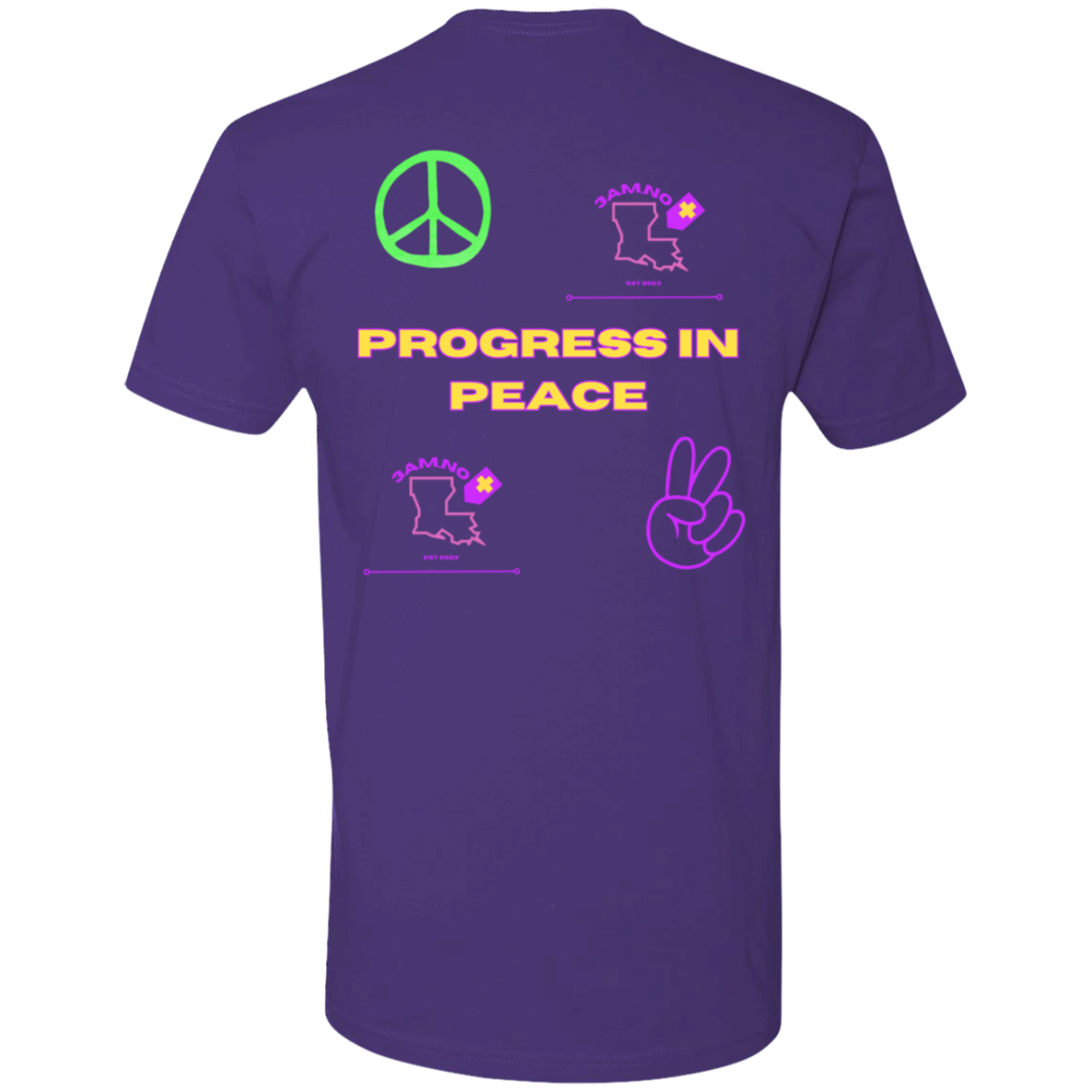 Progress n Peace Premium Short Sleeve T-Shirt