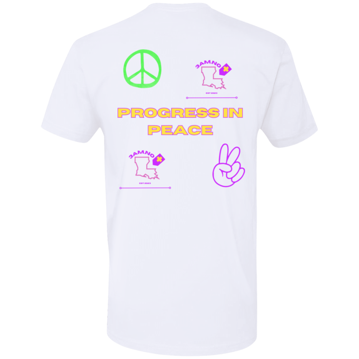 Progress n Peace Premium Short Sleeve T-Shirt