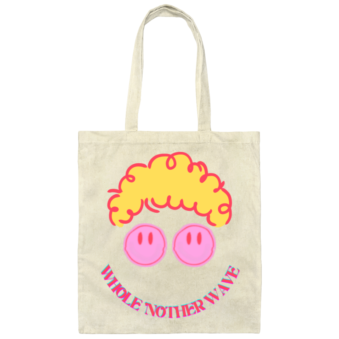 Wavy baby Canvas Tote Bag