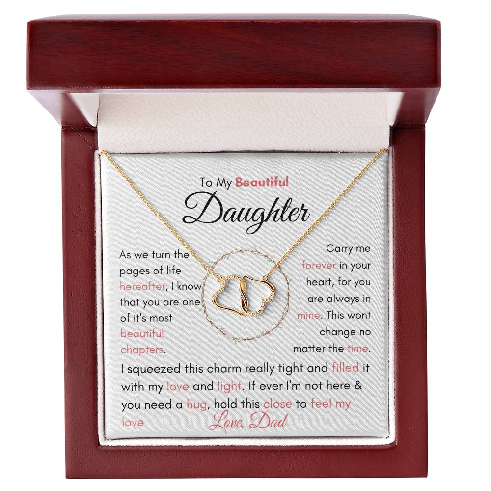 To My Daughter, Daughter birthday, My Daughter Necklace