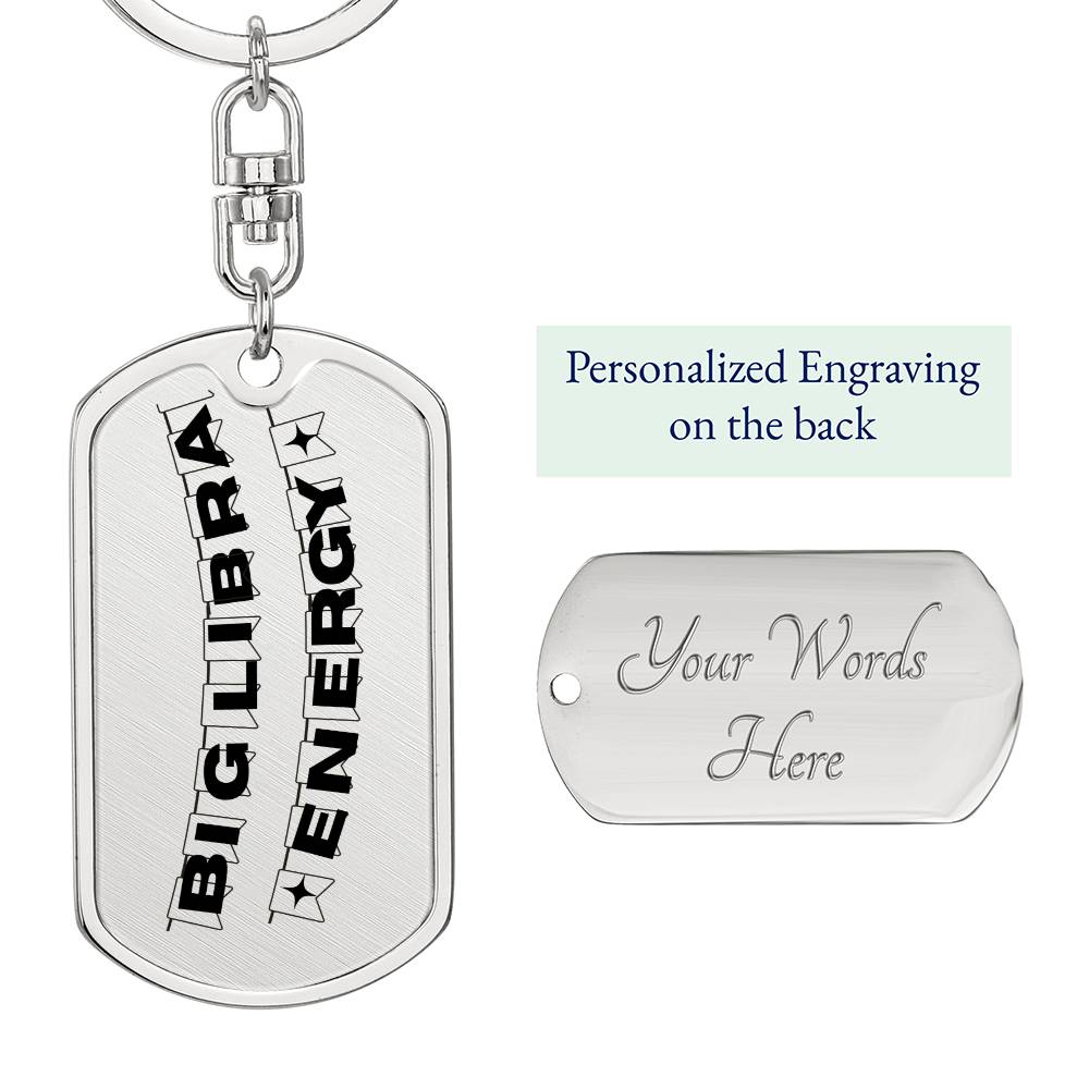 BIG LIBRA ENERGY Banner Keychain