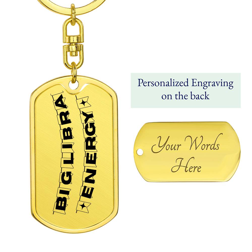 BIG LIBRA ENERGY Banner Keychain