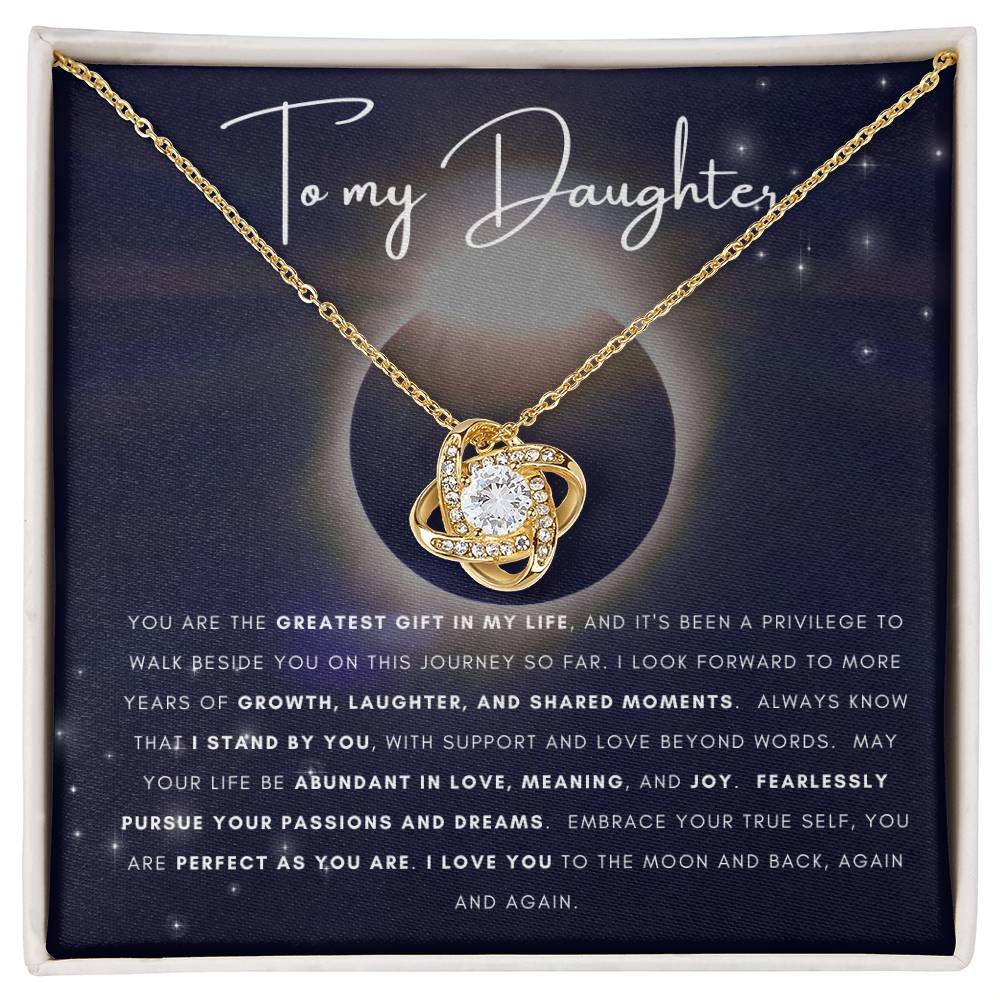 To my daughter necklace, daughter necklace