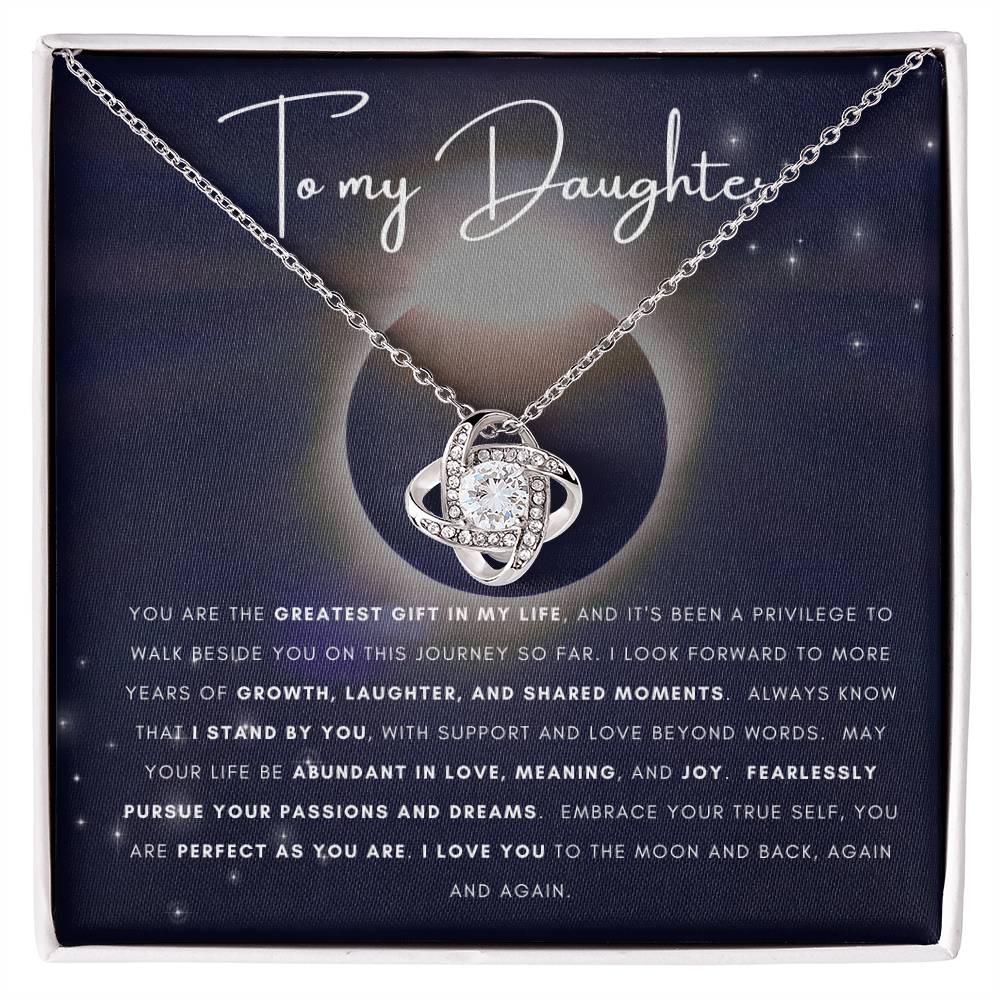 To my daughter necklace, daughter necklace